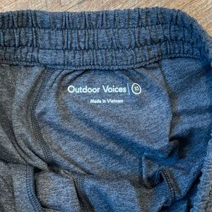 Outdoor Voices charcoal close-knit sweatpants